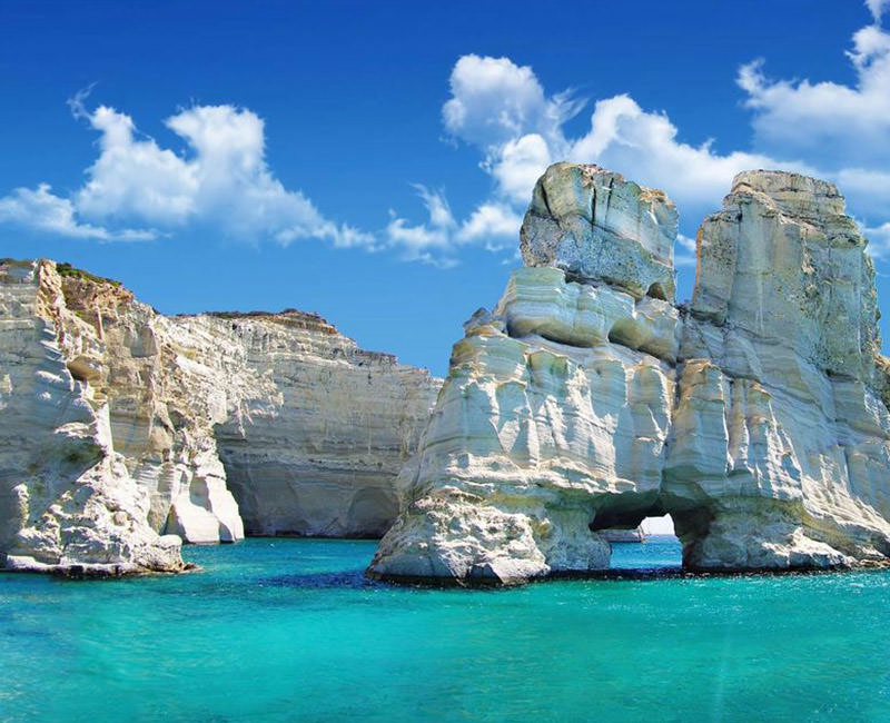Magic of the Cyclades-Kleftiko in Milos island
