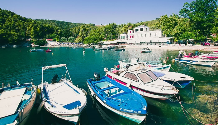 Magic of the Cyclades-Traditional Greek dinghies