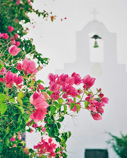 Magic of the Cyclades - Whitewashed church
